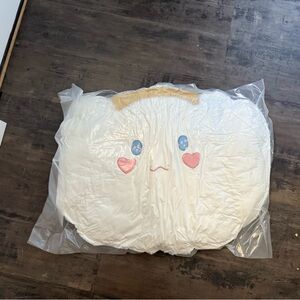 Cute Cloud Pillow with Heart Details brand new never opened